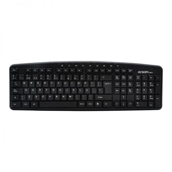 Teclado Argom Multimedia USB Español ARG-KB-7807