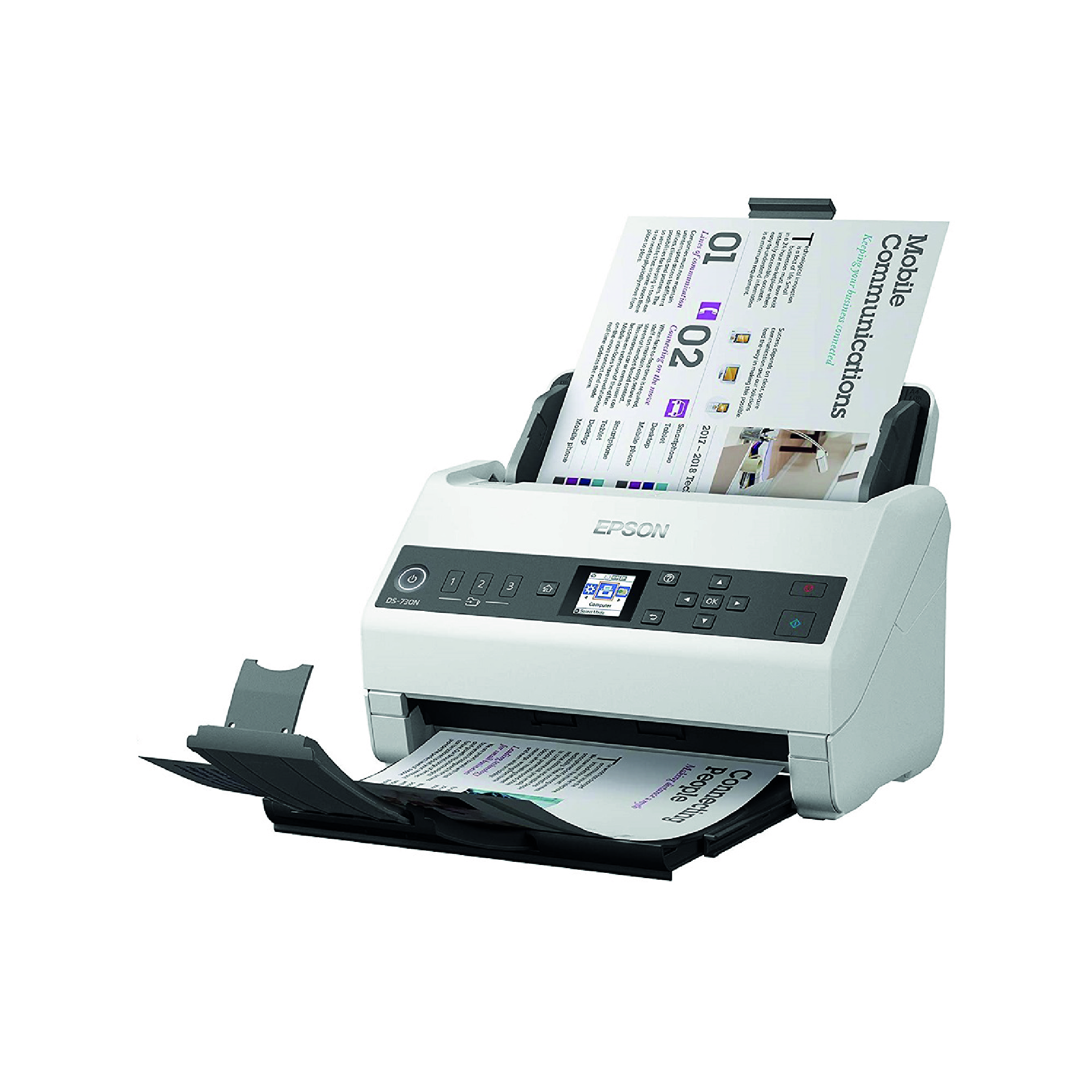 Escaner Formato A4 EPSON WorkForce DS-730N