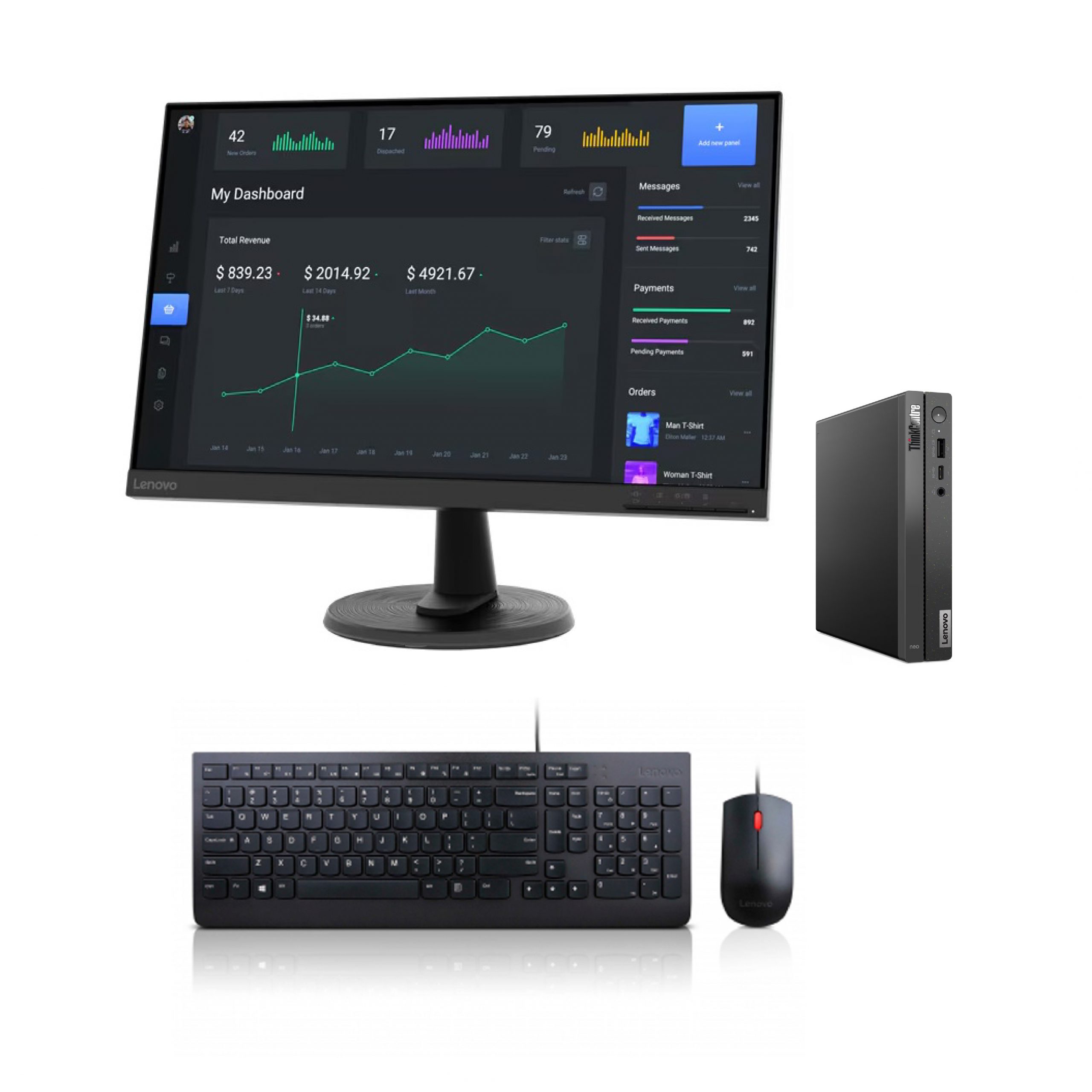 Computador Mini Lenovo ThinkCentre Neo 50q G4 Tiny i5-1342H