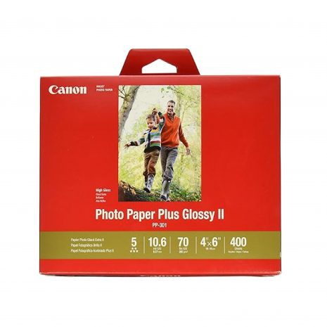 CANON papel fotográfico Plus Glossy II 4×6 400 hojas