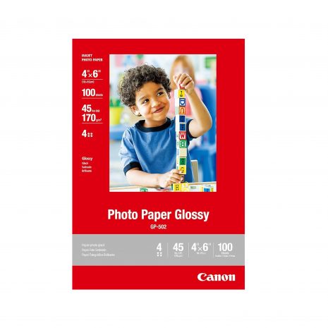 CANON papel fotográfico brillante, 4×6, 100 HOJAS
