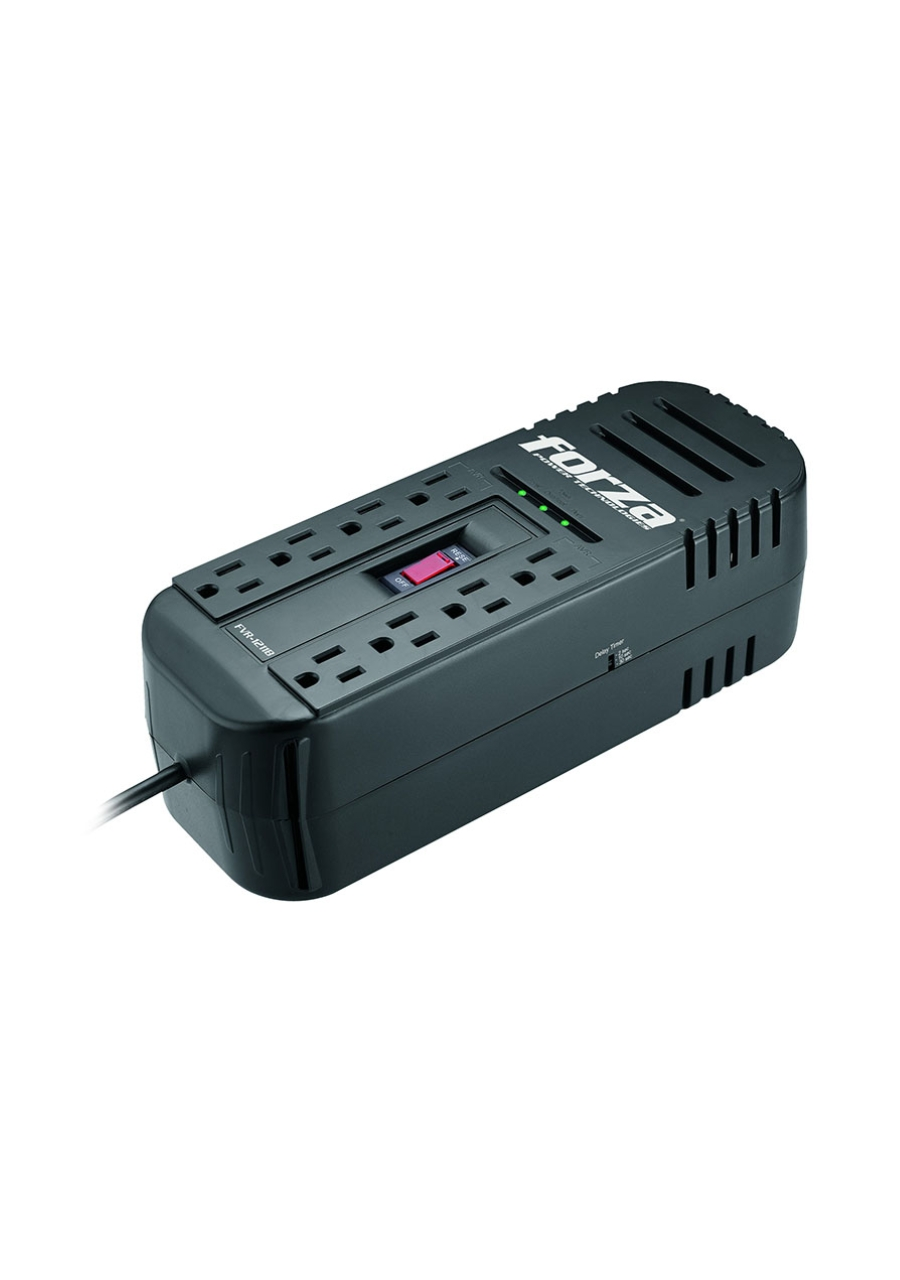 Regulador de Voltaje FORZA FVR-2201 de 1100 Watts Garantia 12 Meses.