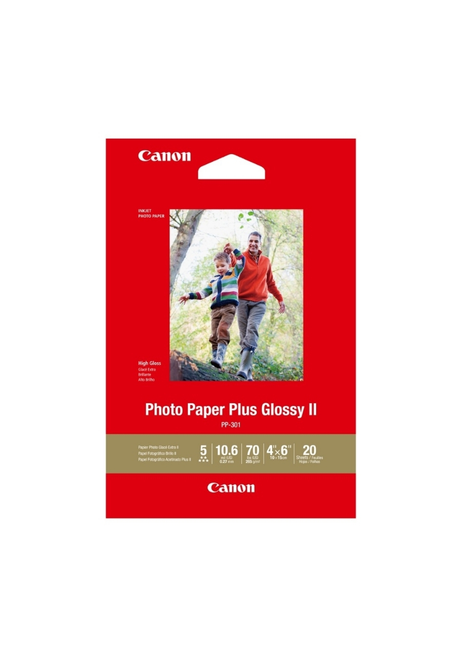CANON PAPEL FOTOGRAFICO BRILLANTE, 4x6, 20 HOJAS 265 gramos
