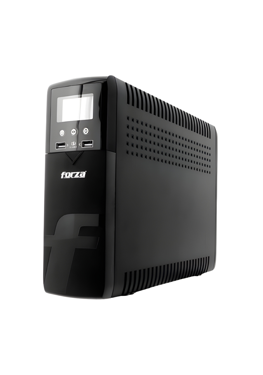 UPS FORZA Onda sinusoidal con APFC 1200VA/720W, 10 slds, USB, LCD, 120V